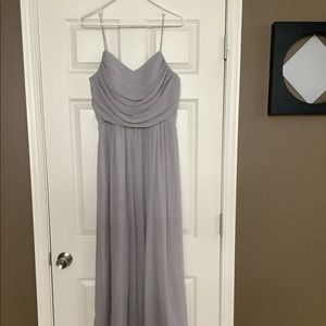 Grey Bridesmaid/Prom Dress